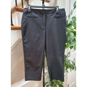 Fabulously Slimming Women Black Cotton & Polyester Mid Rise Straight Leg Pant 1